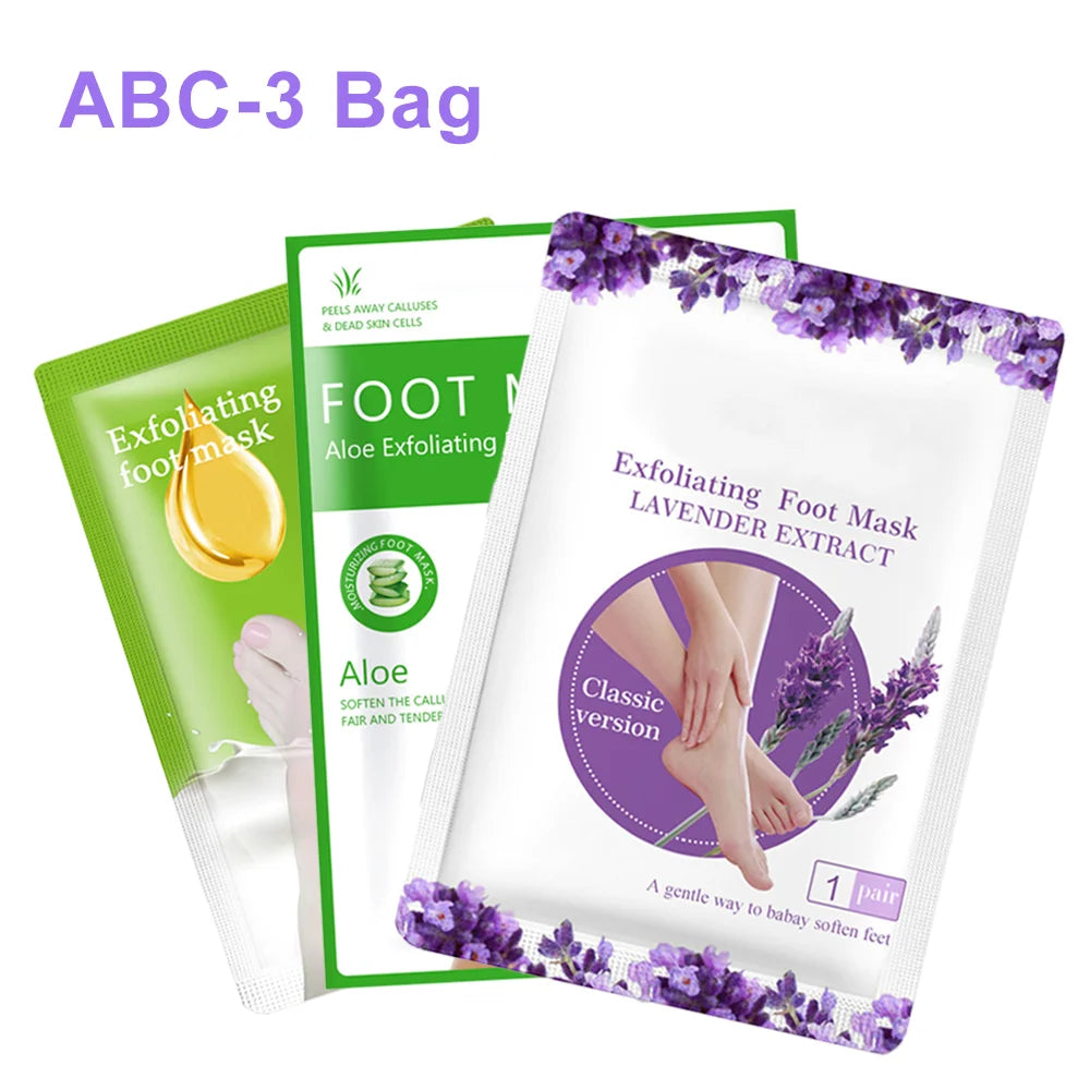 Exfoliating Foot Mask Foot SPA Pedicure Socks Exfoliation Scrub Remove Dead Skin Pedicure Socks Whitening Foot Foot Skin Care