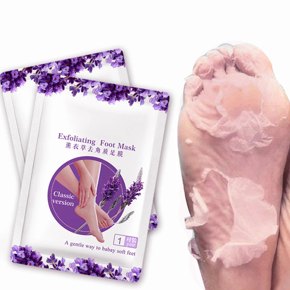 Exfoliating Foot Mask Foot SPA Pedicure Socks Exfoliation Scrub Remove Dead Skin Pedicure Socks Whitening Foot Foot Skin Care