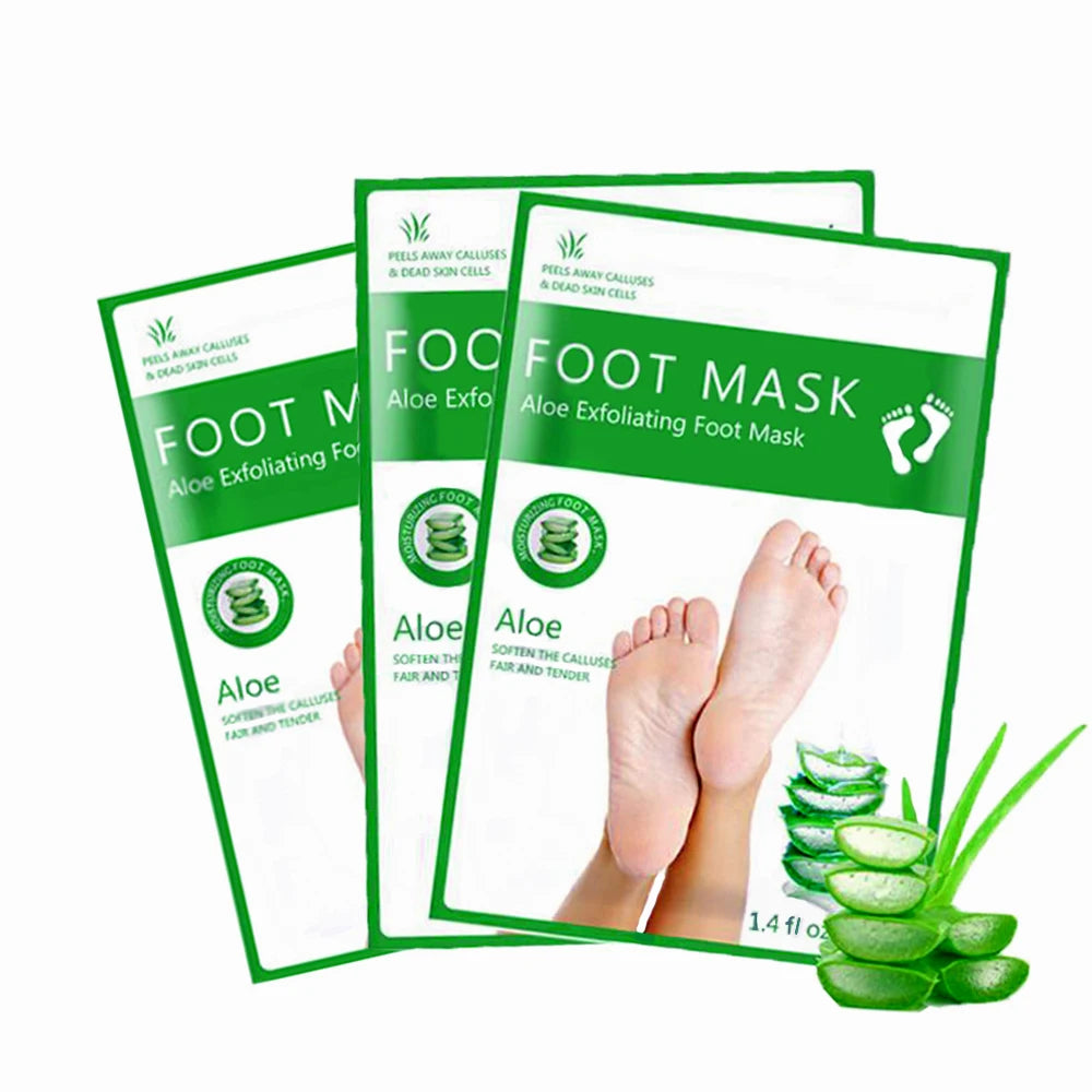 Exfoliating Foot Mask Foot SPA Pedicure Socks Exfoliation Scrub Remove Dead Skin Pedicure Socks Whitening Foot Foot Skin Care