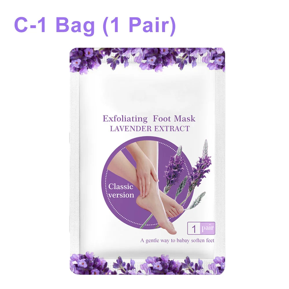 Exfoliating Foot Mask Foot SPA Pedicure Socks Exfoliation Scrub Remove Dead Skin Pedicure Socks Whitening Foot Foot Skin Care