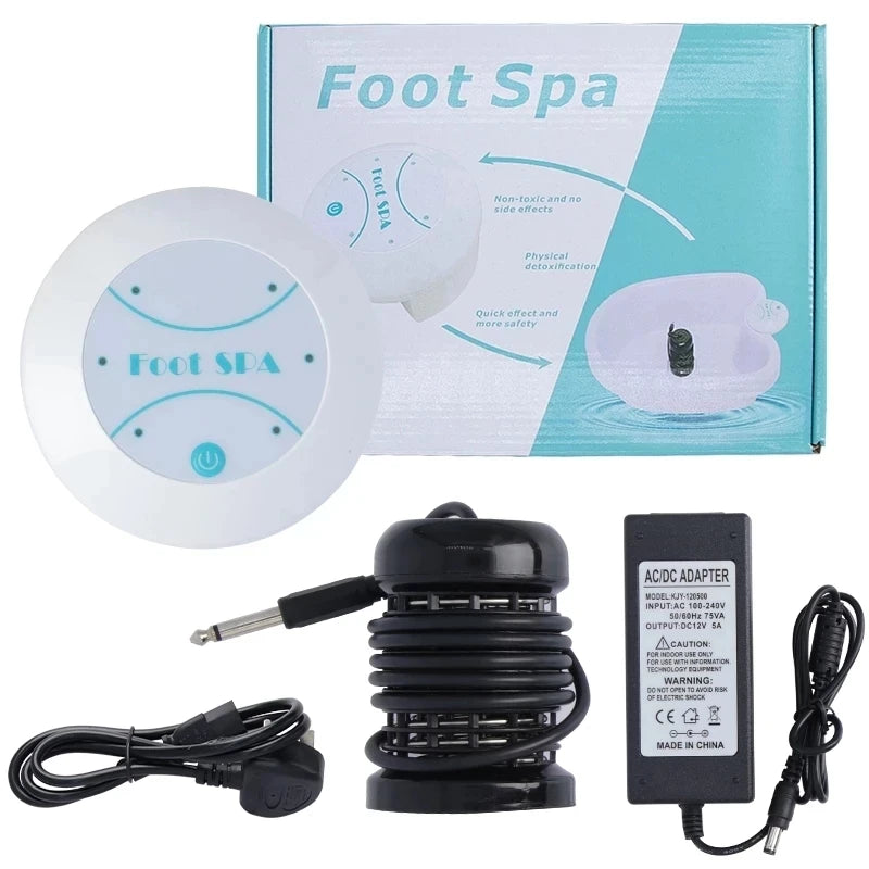 Foot Detox Ionic Spa Machine Footbath Spa Detoxification Massager Mini Foot Bath Without Basin Therapy Arrays Aqua Massage Tools