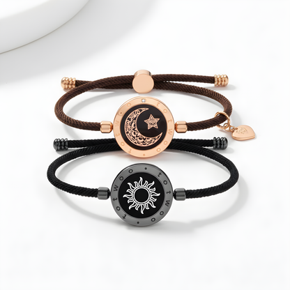 Sun-Moon Smart Sensing Couple Bracelet